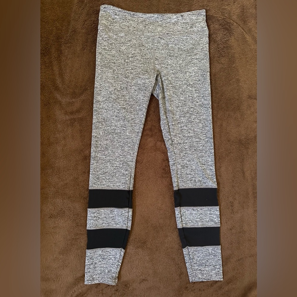 Grey High-waist leggings